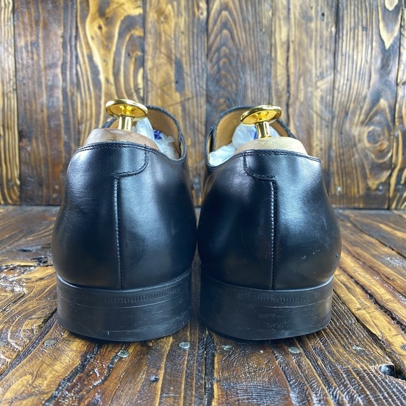 Magnanni for Neiman Marcus 9971 Black Leather Derby Lace Up Shoes Men Size 10 M - Picture 6 of 10